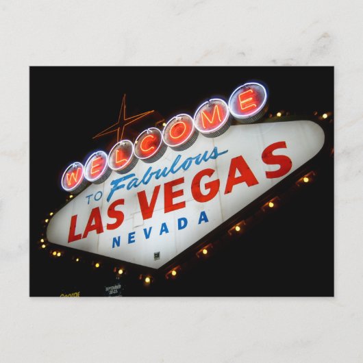 Las Vegas Postcard Postkarte (Vorderseite)