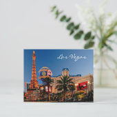 Las Vegas Postcard Postkarte (Stehend Vorderseite)