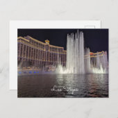 Las Vegas Postcard Postkarte (Vorne/Hinten)