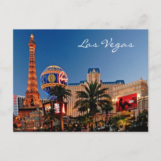 Las Vegas Postcard Postkarte (Vorderseite)