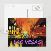 Las Vegas Postcard Postkarte (Vorne/Hinten)