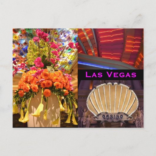 Las Vegas Postcard Postkarte (Vorderseite)