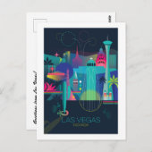 Las Vegas Postcard Postkarte (Vorne/Hinten)