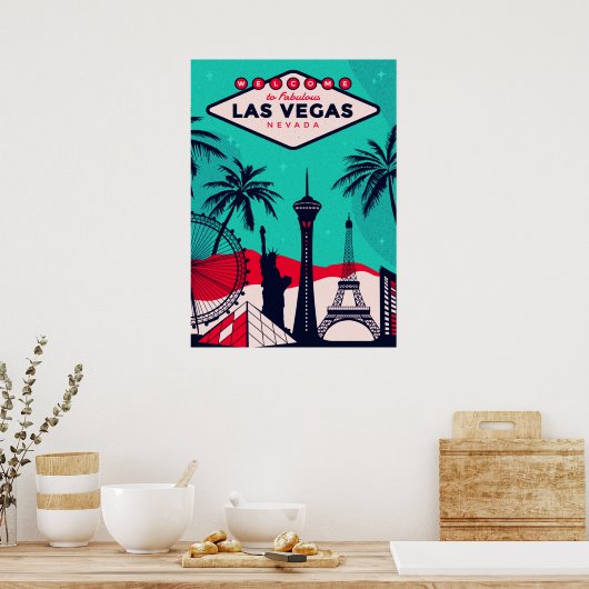 Las Vegas Poster (Küche)