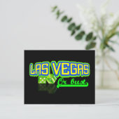 Las Vegas Postkarte (Stehend Vorderseite)
