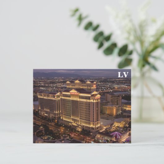 Las Vegas Postkarte (Stehend Vorderseite)