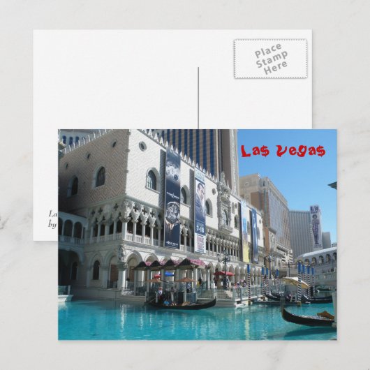 Las Vegas Postkarte (Vorne/Hinten)