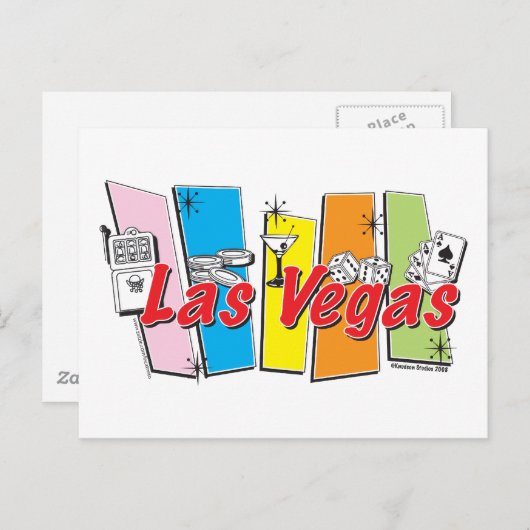 Las-Vegas- Postkarte (Vorne/Hinten)