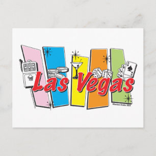 Las-Vegas- Postkarte