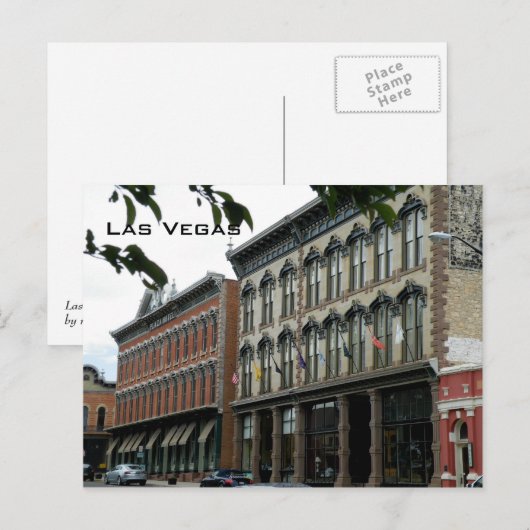 Las Vegas Postkarte (Vorne/Hinten)