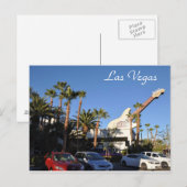 Las Vegas Postkarte. Postkarte (Vorne/Hinten)