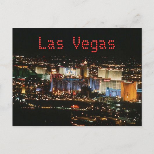 Las Vegas-Postkarte Postkarte (Vorderseite)