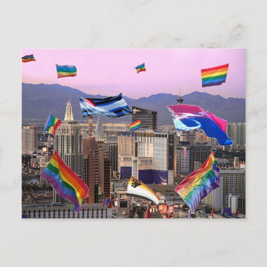 Las Vegas Pride Postkarte (Vorderseite)