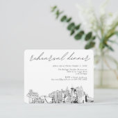 Las Vegas Probe Dinner Einladung Eintrittskarte (Stehend Vorderseite)