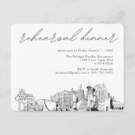 Las Vegas Probe Dinner Einladung Eintrittskarte