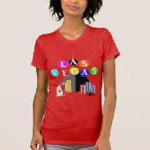 Las Vegas Pyramide und Poker Chips T-Shirt (Vorderseite)