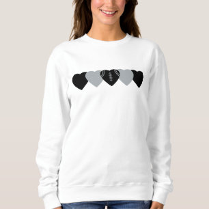 Las Vegas Raiders Heart Football Sweatshirt