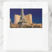 Las vegas rechteckiger aufkleber (Tasche)