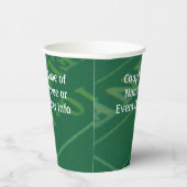 Las Vegas Red Dice Craps Table Pappbecher (Rechts)