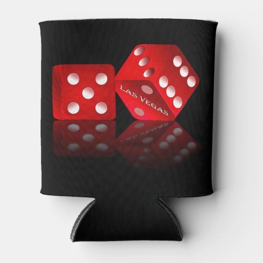 Las Vegas Red Dice Dosenkühler (Vorderseite)
