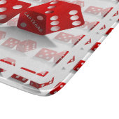 Las Vegas Red Dice Schneidebrett (Ecke)