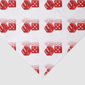 Las Vegas Red Dice Seidenpapier (Ausschnitt)