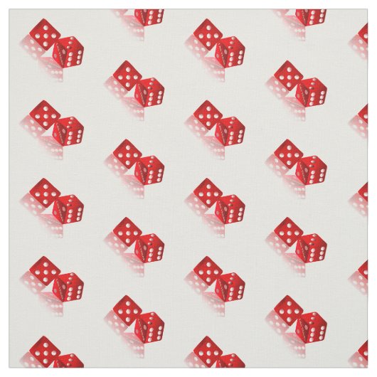 Las Vegas Red Dice Stoff (Muster)