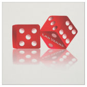 Las Vegas Red Dice Stoff (Muster)