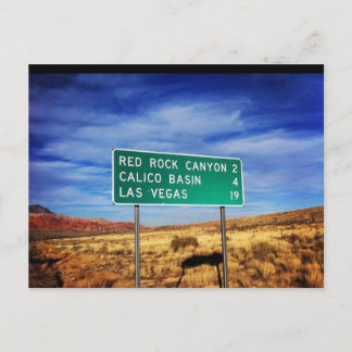 Las Vegas Red Rock Canyon Postcard Postkarte