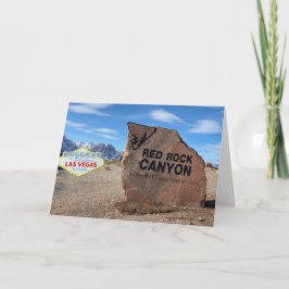 Las Vegas Red Rock Canyon Snow Karte