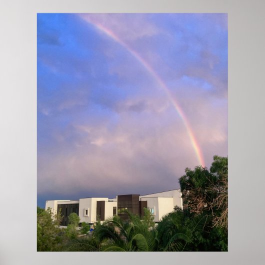 Las Vegas Regenbogen nach dem Sturm Poster (Vorne)