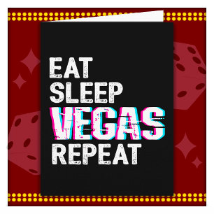 Las Vegas Reise Iss Schlaf Vegas Wiederholung Las Karte