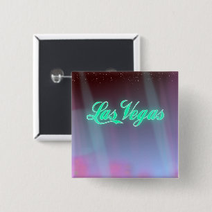 Las Vegas Reiseplakat Button