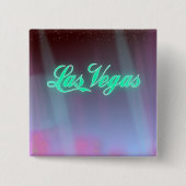 Las Vegas Reiseplakat Button (Vorderseite)