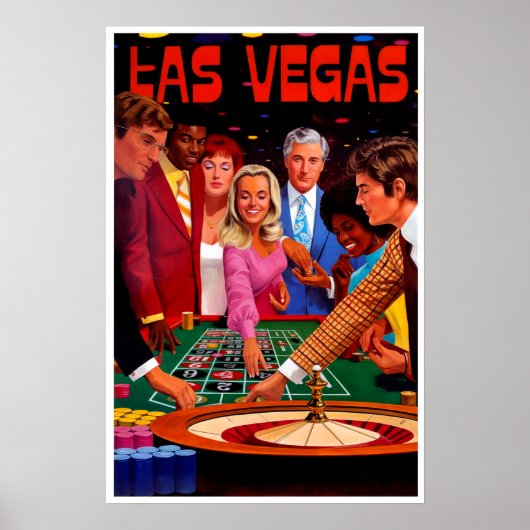 Las Vegas Reiseplakat Poster (Vorne)