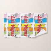 Las Vegas Retro Badhandtuch Set (Handtuch)
