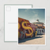 Las Vegas Retro Casino Postkarte (Vorne/Hinten)