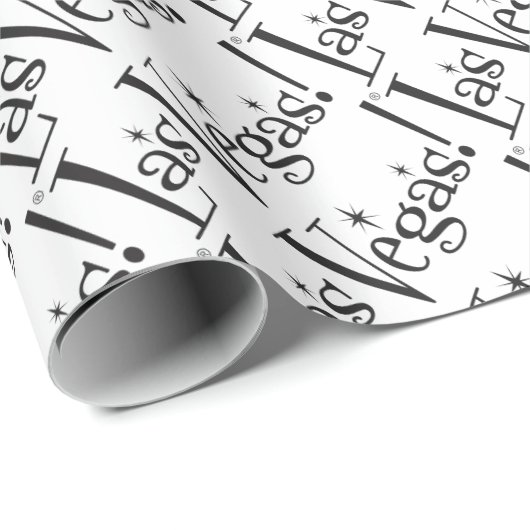 LAS VEGAS! ® RETRO GESCHENKPAPIER (Rolleneckpunkt)