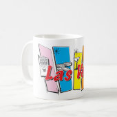Las Vegas Retro Kaffeetasse (Vorderseite Links)