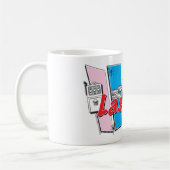 Las Vegas Retro Kaffeetasse (Links)