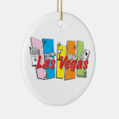 Las-Vegas-Retro Keramik Ornament (Rechts)