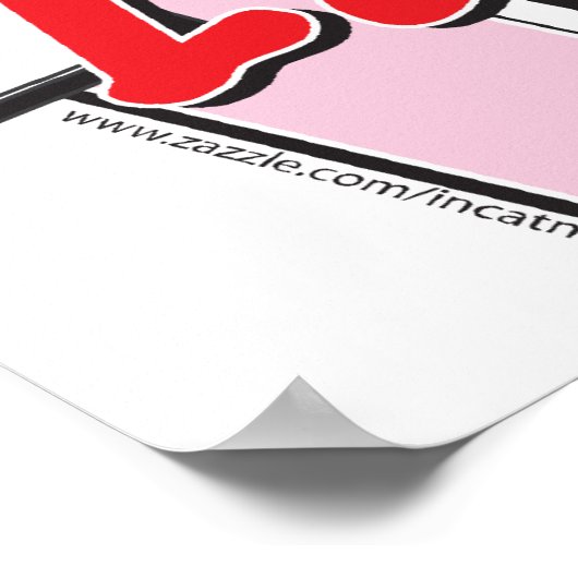 Las-Vegas-Retro Poster (Ecke)