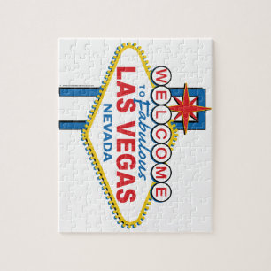 Las Vegas Retro-Schild Puzzle
