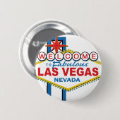 Las Vegas Retro Sign Button (Vorne & Hinten)