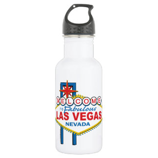 Las Vegas Retro Sign Edelstahlflasche