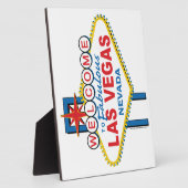 Las Vegas Retro Sign Fotoplatte (Seite)