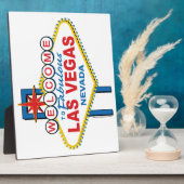 Las Vegas Retro Sign Fotoplatte (Seite)