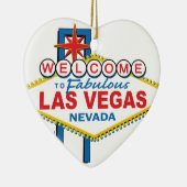 Las Vegas Retro Sign Keramikornament (Rechts)