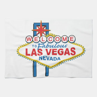 Las Vegas Retro Sign Küchentuch