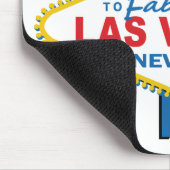Las Vegas Retro Sign Mousepad (Ecke)